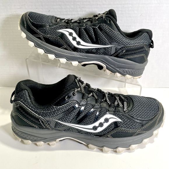 SAUCONY Run Anywhere Trail Running Shoes Women's Size 9 Gray - Picture 2 of 10